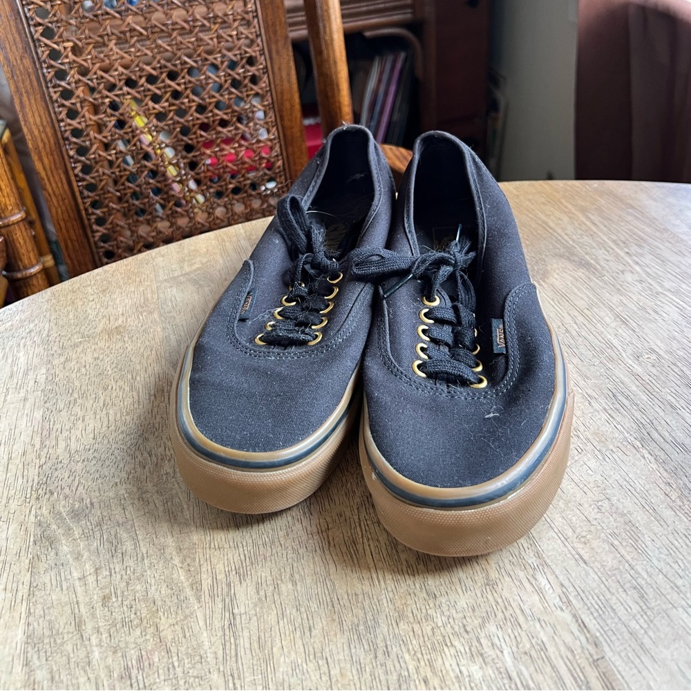 Barely worn gum sole vans